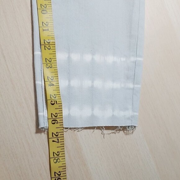 NWT LOFT Loght gray curvy high waist skinny cropped jeans - Picture 10 of 14